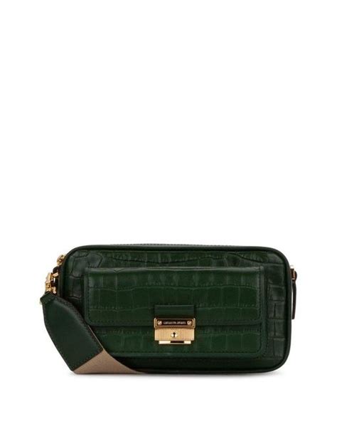 michael kors camera bag green|Michael Kors bradshaw bag.